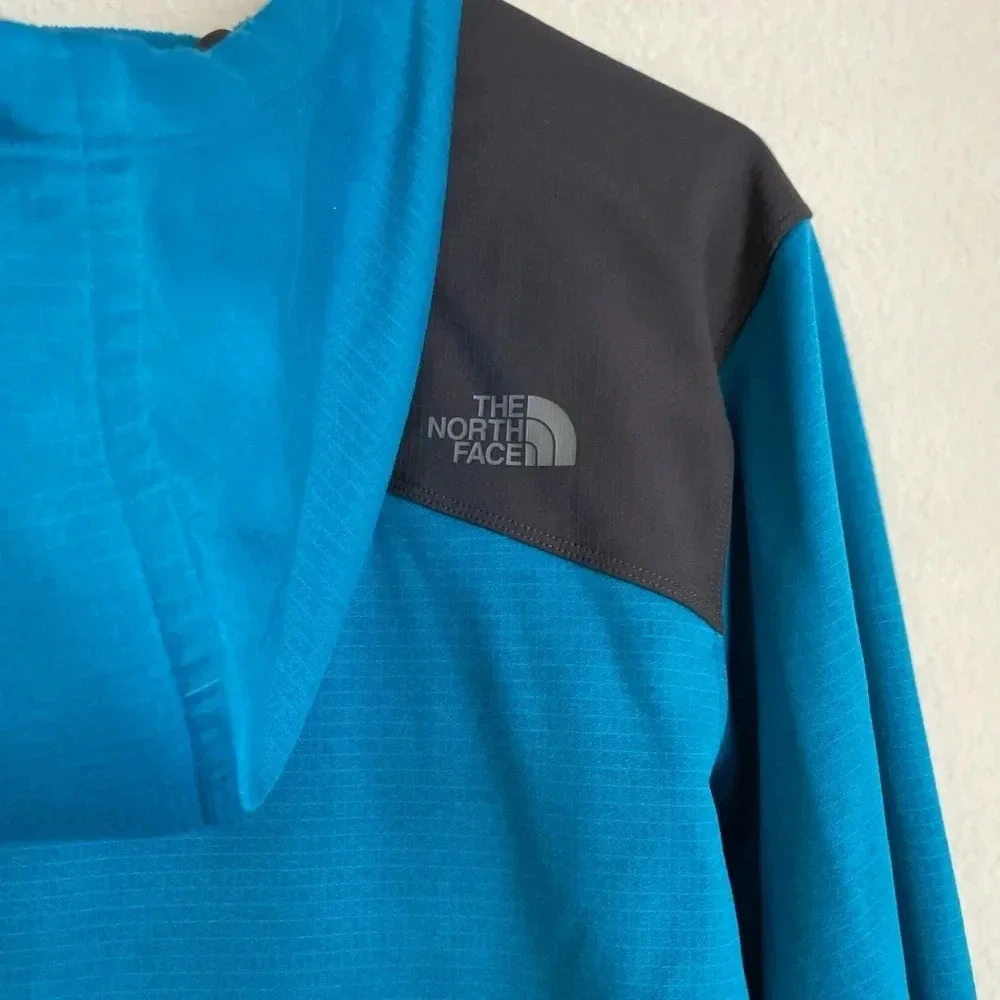 The North Face Jacket Ampere Hoodie Pullover Flashdry Sweatshirt blue size M